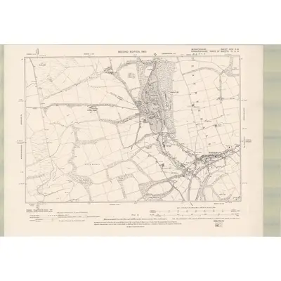 1898 Map of Berwickshire Sheet XXVI.SW, 1900 Print