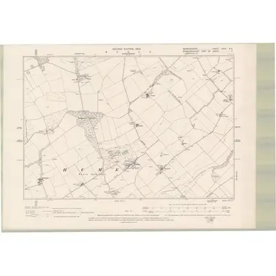 1897 Map of Berwickshire Sheet XXVII.NE, 1900 Print