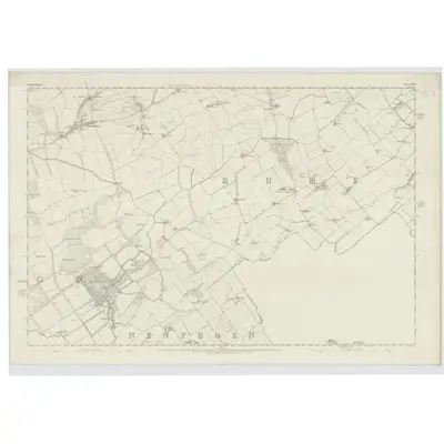 1858 Map of Berwickshire, Sheet XXVII, 1862 Print