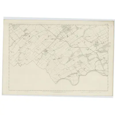 1858 Map of Berwickshire, Sheet XXVIII, 1862 Print