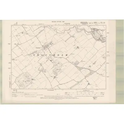 1897 Map of Berwickshire Sheet XXXI.NW, 1900 Print