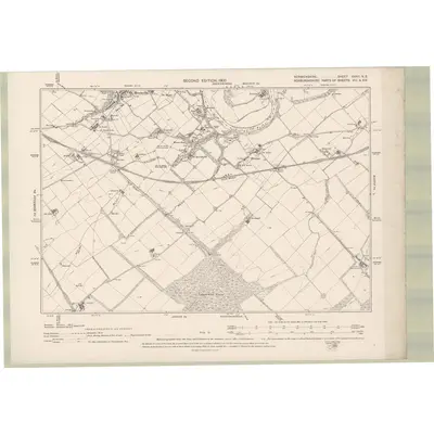 1897 Map of Berwickshire Sheet XXXII.NE, 1900 Print