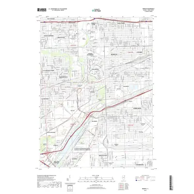 2018 Map of Berwyn, 2018 Print
