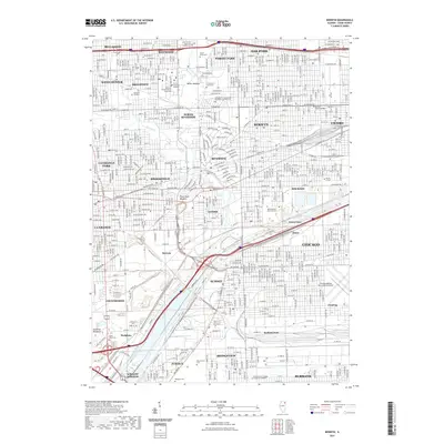2021 Map of Berwyn, 2021 Print