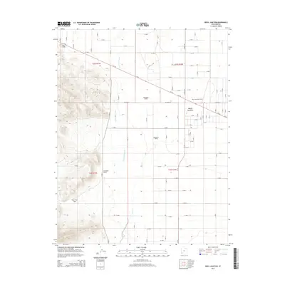 2014 Map of Beryl Junction, 2014 Print