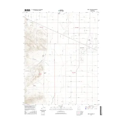 2017 Map of Beryl Junction, 2017 Print