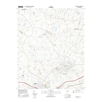 2016 Map of Bessemer City, 2016 Print