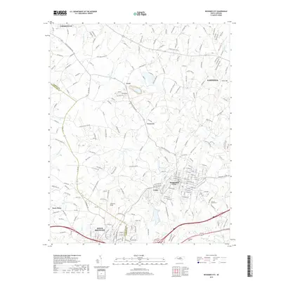 2019 Map of Bessemer City, 2019 Print