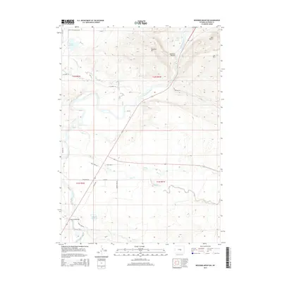 2015 Map of Bessemer Mountain, 2015 Print
