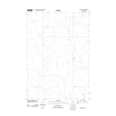 2012 Map of Bessie Butte, 2012 Print