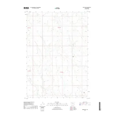 2017 Map of Bessie Butte, 2017 Print