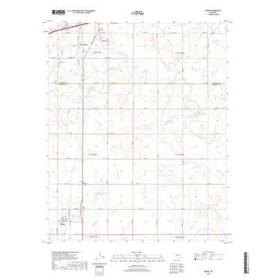 2018 Map of Bessie, 2018 Print