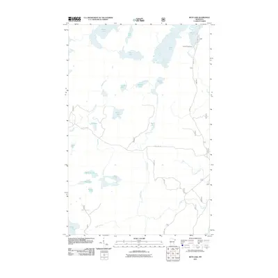 2011 Map of Beth Lake, 2011 Print