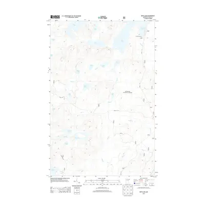 2013 Map of Beth Lake, 2013 Print