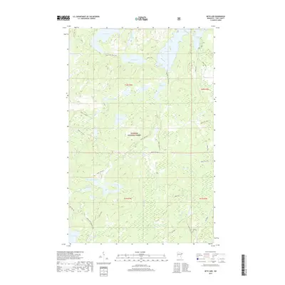 2019 Map of Beth Lake, 2019 Print