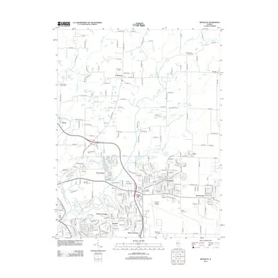 2012 Map of Bethalto, 2012 Print