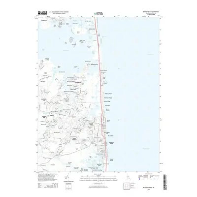 2014 Map of Bethany Beach, 2014 Print