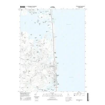 2016 Map of Bethany Beach, 2016 Print