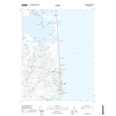 2019 Map of Bethany Beach, 2019 Print