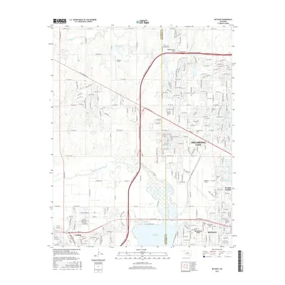 2016 Map of Bethany, 2016 Print