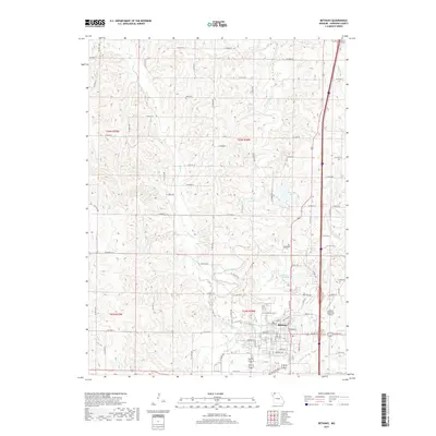 2017 Map of Bethany, 2017 Print