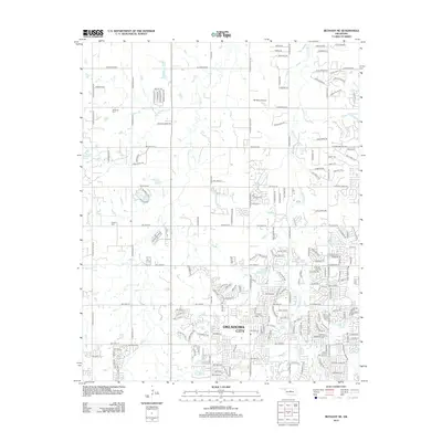 2012 Map of Bethany NE, 2012 Print