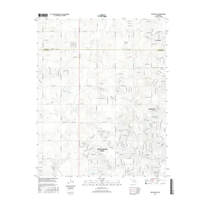 2016 Map of Bethany NE, 2016 Print