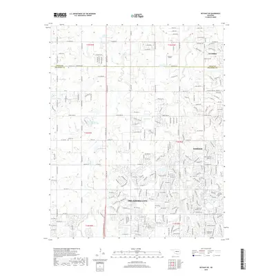 2018 Map of Bethany NE, 2018 Print