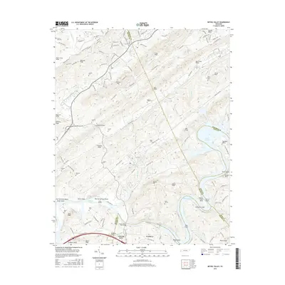 2016 Map of Bethel Valley, 2016 Print