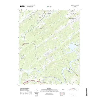 2019 Map of Bethel Valley, 2019 Print