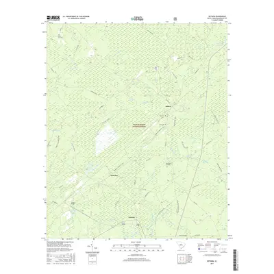 2017 Map of Bethera, 2017 Print
