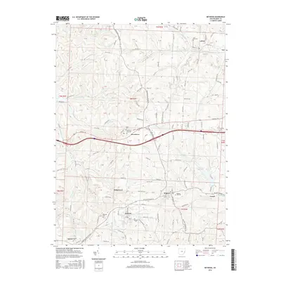 2016 Map of Bethesda, 2016 Print