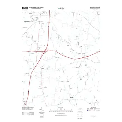 2013 Map of Bethesda, 2013 Print