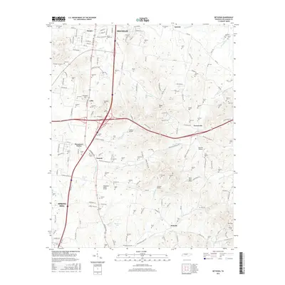2016 Map of Bethesda, 2016 Print