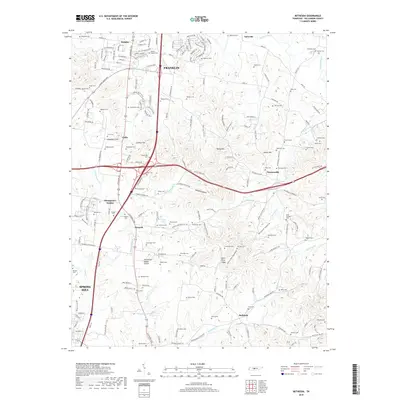 2019 Map of Bethesda, 2019 Print