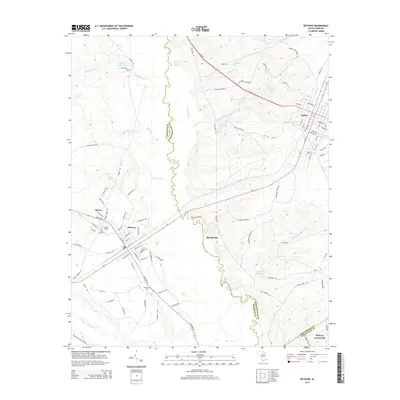 2014 Map of Bethune, 2014 Print