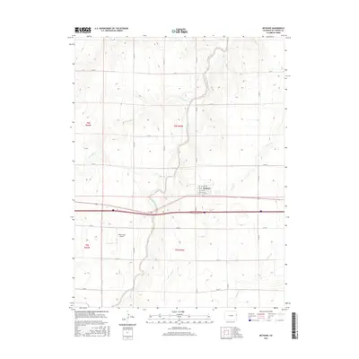 2016 Map of Bethune, 2016 Print