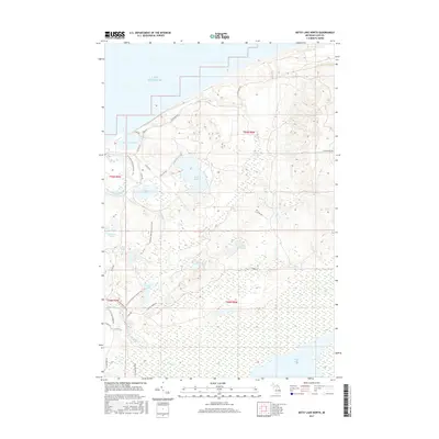2017 Map of Betsy Lake North, 2017 Print
