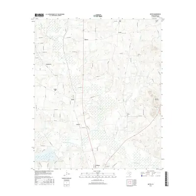 2016 Map of Bettie, 2016 Print