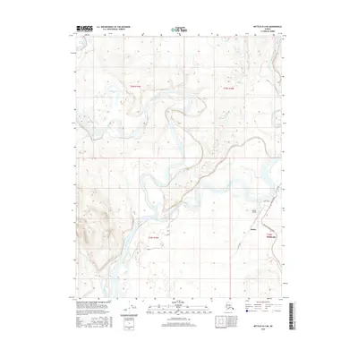 2016 Map of Bettles D-4 NE, 2016 Print