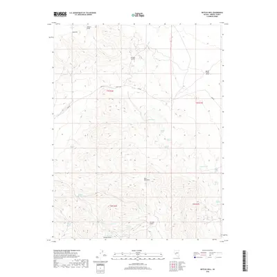 2018 Map of Bettles Well, 2018 Print