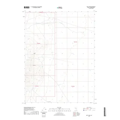 2018 Map of Betty Creek, 2018 Print