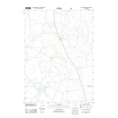 2012 Map of Betty Reservoir, 2012 Print