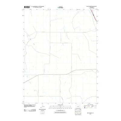 2010 Map of Beuck Draw, 2010 Print