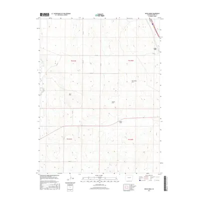 2016 Map of Beuck Draw, 2016 Print