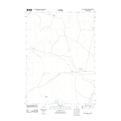 2012 Map of Beulah Belle Lake, 2012 Print
