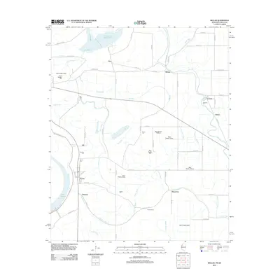 2012 Map of Beulah, 2012 Print