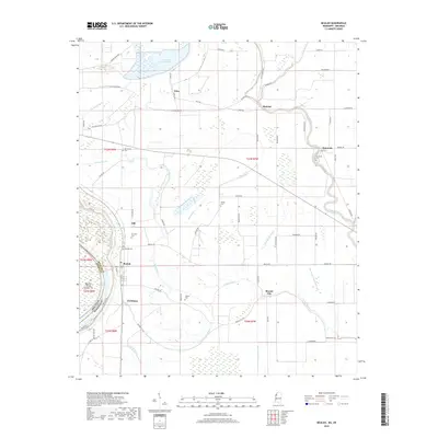 2018 Map of Beulah, 2018 Print