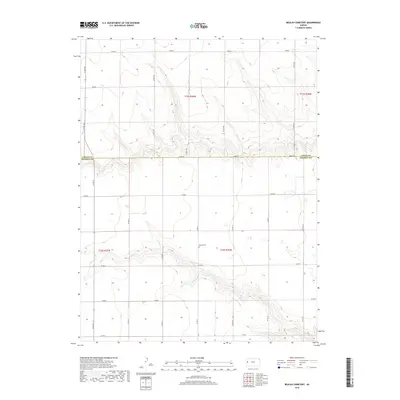 2018 Map of Beulah Cemetery, 2018 Print