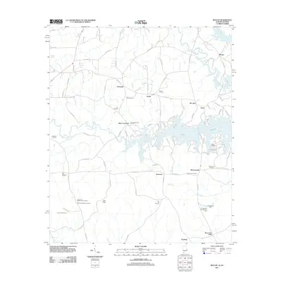 2011 Map of Beulah, 2011 Print